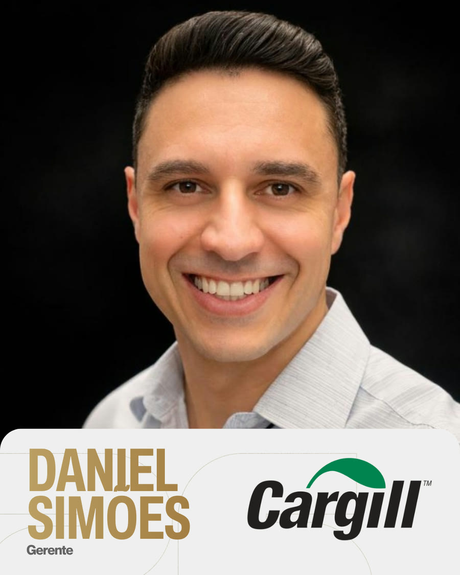 Daniel Simões, gerente da Cargill, embarcador confirmado da 4ª Imersão Transportadoras Lucrativas