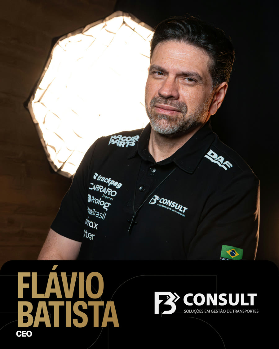 Flávio Batista, CEO da FB Consult, painelista confirmado da 4ª Imersão Transportadoras Lucrativas