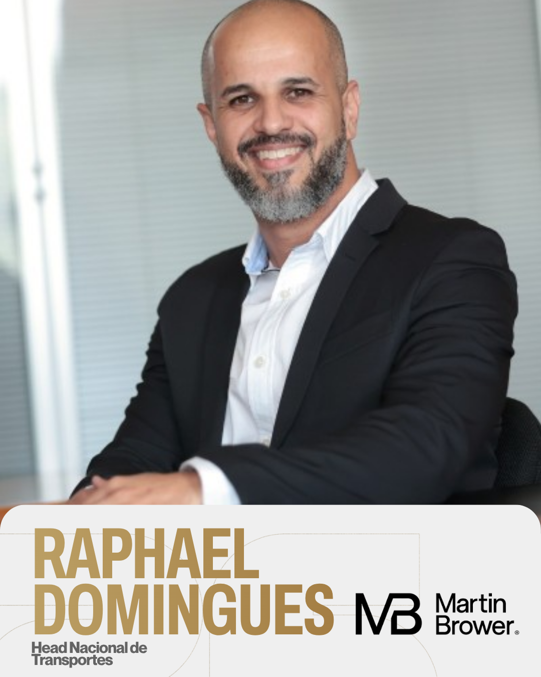 Raphael Domingues, head nacional de transportes da Martin Brower, embarcador confirmado da 4ª Imersão Transportadoras Lucrativas
