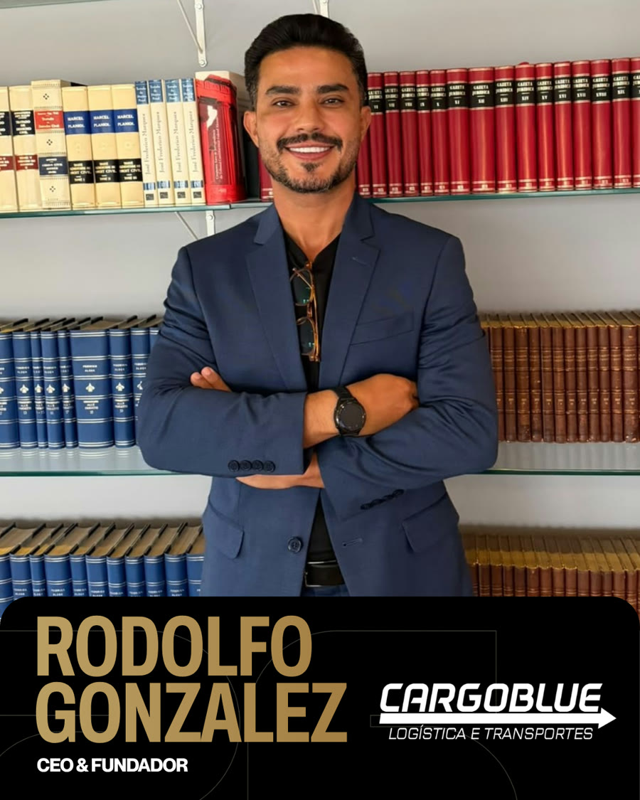 Rodolfo Gonzalez, ceo & fundador da Cargoblue, painelista confirmado da 4ª Imersão Transportadoras Lucrativas